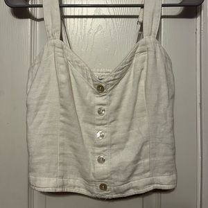 Size small Abercrombie and Fitch button up tank top